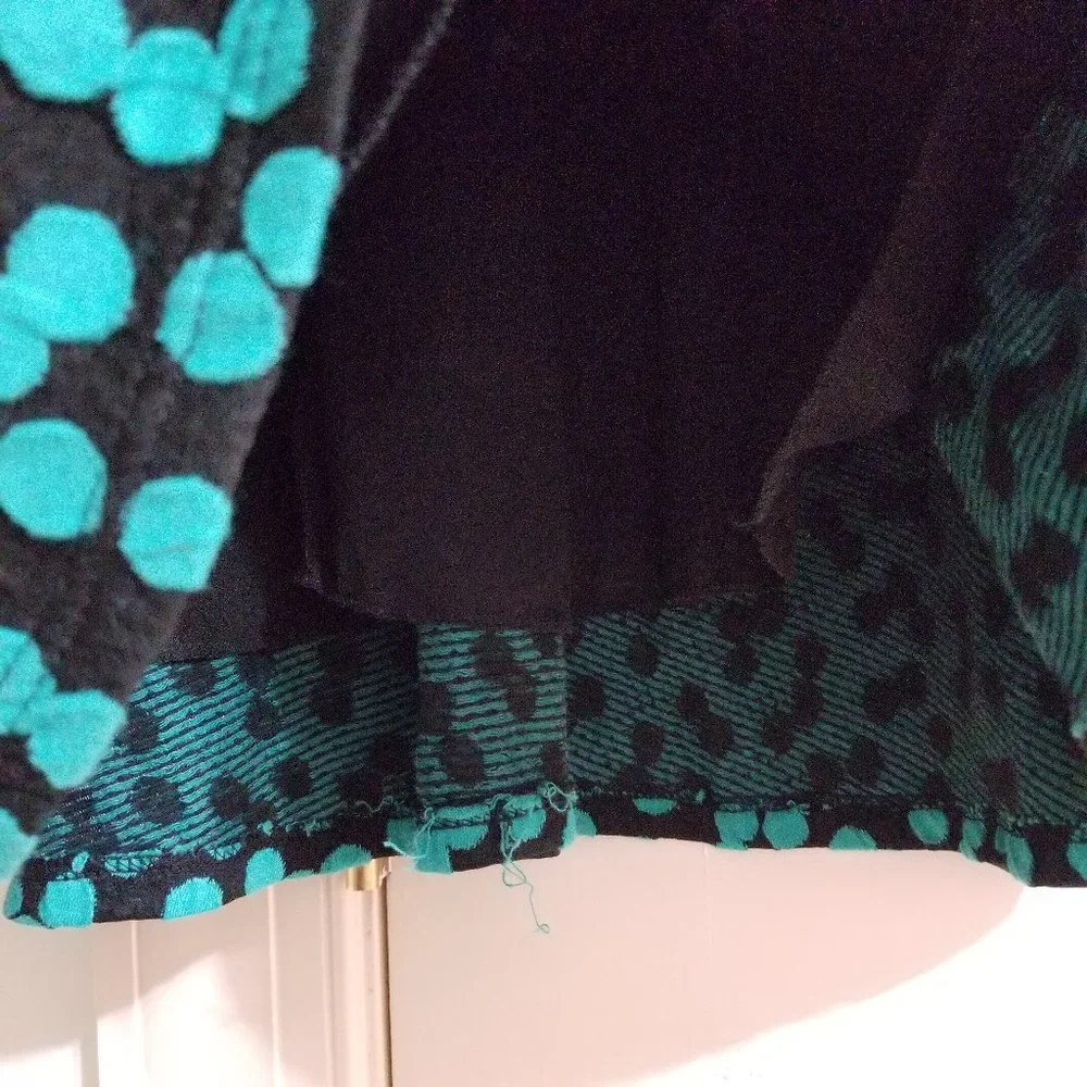 Kiddo by Katie dress Large polka dot print sleeveless fit & flare skater lined